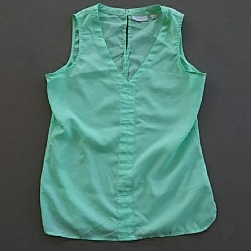 New York & Company Mint Green Sleeveless Women's Top